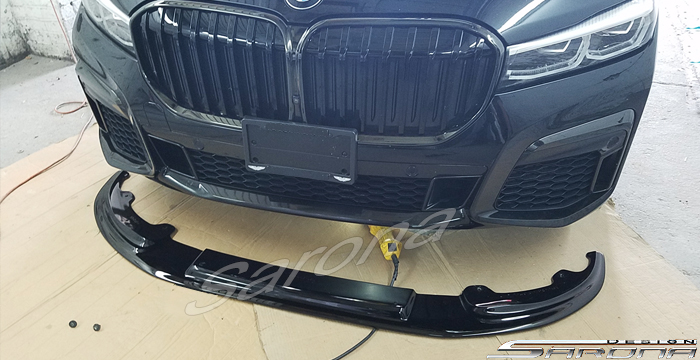 Custom BMW 7 Series  Sedan Front Lip/Splitter (2019 - 2022) - $390.00 (Part #BM-095-FA)